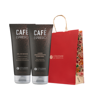 Presente Gel de Banho e Lo&ccedil;&atilde;o Desodorante Caf&eacute; Expresso